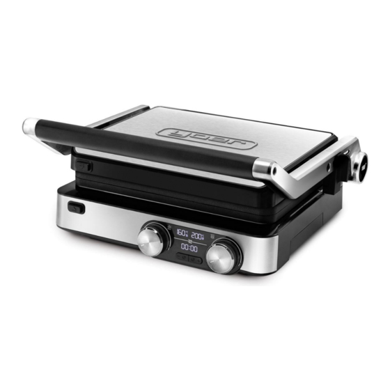 User Manuals: Yoer EG02S PANINO Electric Contact Grill