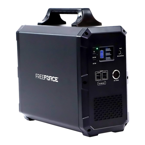 User Manuals: FREEFORCE ULTRALITE 1800 Power Station