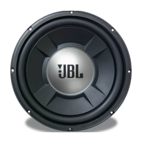 JBL GTO1204D Technical Data