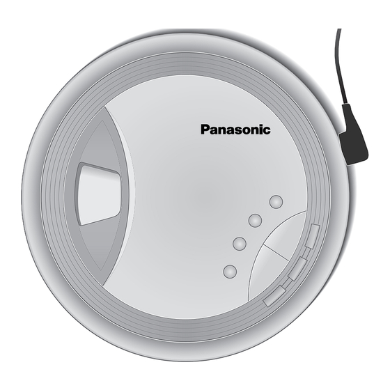 User Manuals: Panasonic SL-SX332 Portable CD Player
