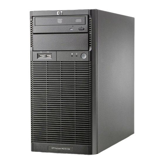 HP ProLiant ML110 Generation 6 (G6) Quickspecs