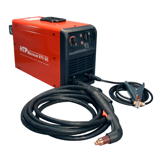 HTP MicroCut 875SC Owner's Manual