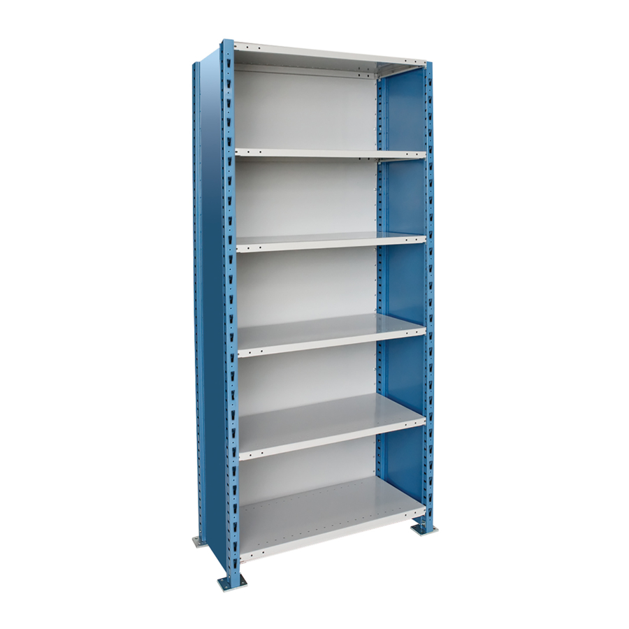 Hallowell H-Post Shelving Assembly Instuctions