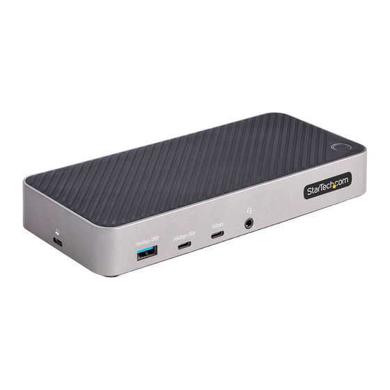 StarTech.com 116N-USBC-DOCK Quick Start Manual
