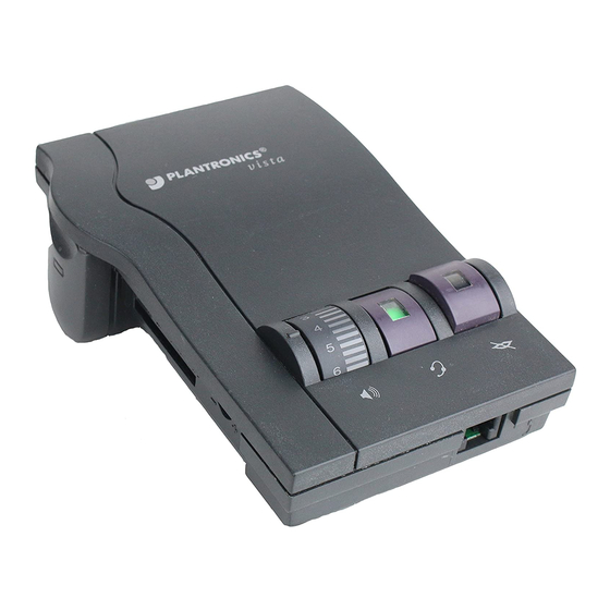 Plantronics M12 User Manual