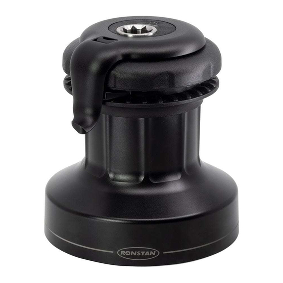 Ronstan ORBIT WINCH 40QT Quick Reference Manual