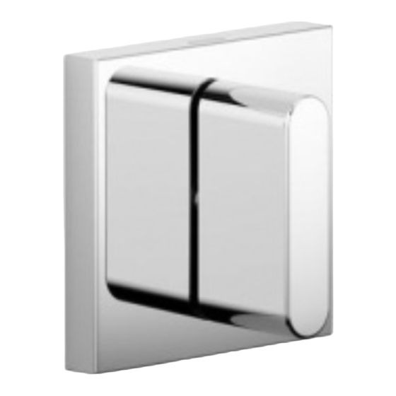 Dornbracht 20 000 705-FF Installation Instructions Manual