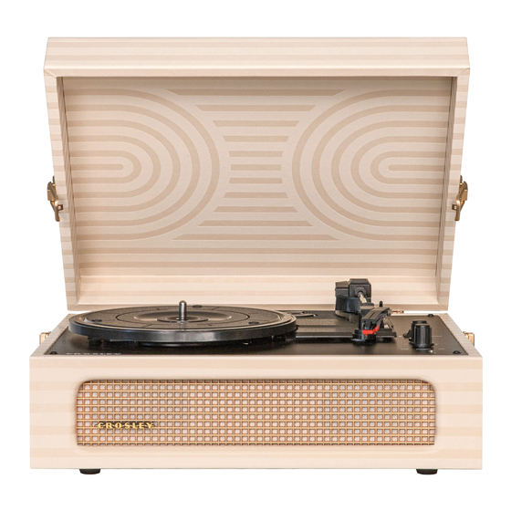 Crosley Voyager CR8017U Instruction Manual
