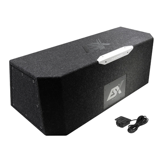 ESX FLEX PORT DBX208BPA Manual