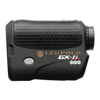 Leupold GX 2i Operating Instructions Manual