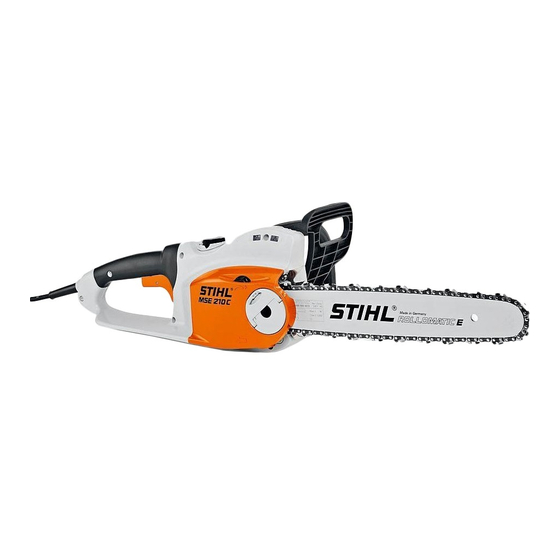 Stihl MSE 170 C Instruction Manual