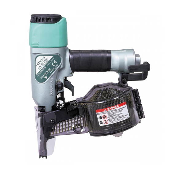 Hitachi Koki NV 50AH Handling Instructions Manual