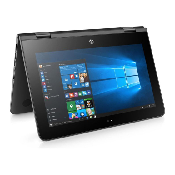 HP Pavilion x360 Maintenance And Service Manual