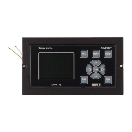Sperry Marine NAVIKNOT 600 SD Operation, Installation And Service Manual
