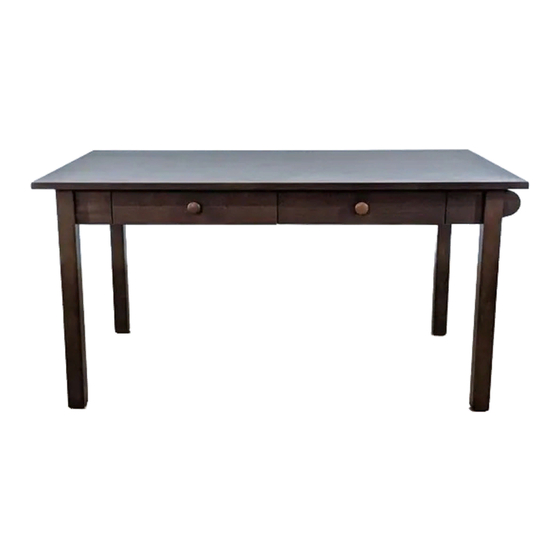pottery barn kids Carolina Craft Table Two Drawer Manual