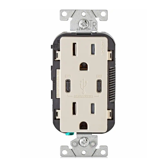 Leviton Duplex T5635 Installation Instructions