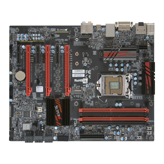 Supermicro C7Z170-SQ User Manual