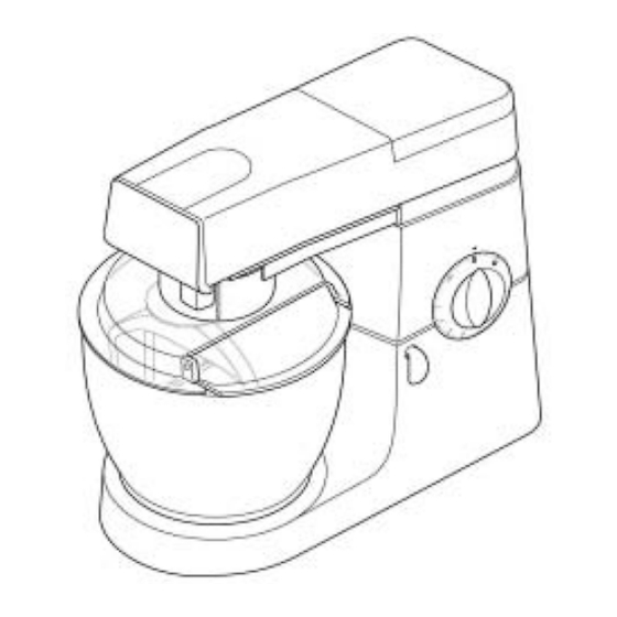 DeLonghi 5-Quart Stand Mixer Instruction Manual