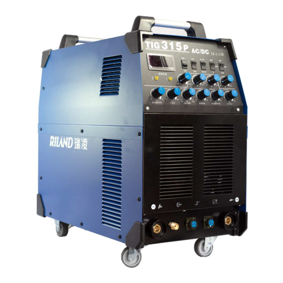 Riland TIG 315PAC/DC User Manual