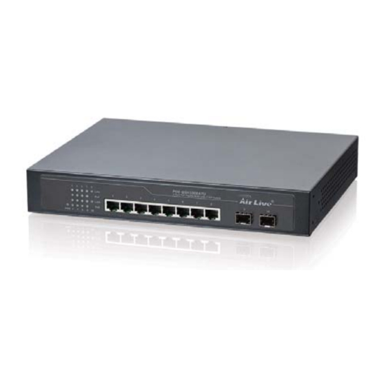 Ovislink Air Live POE-GSH1008ATU Quick Setup Manual