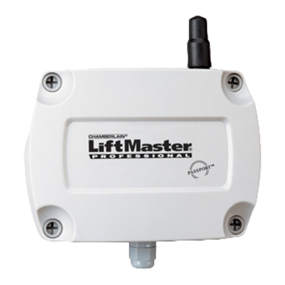 Chamberlain LiftMaster Professional CPWR3 Installation Instructions Manual