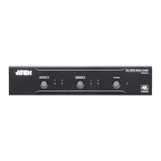 ATEN VM0202H User Manual