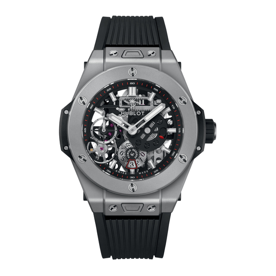 Hublot BIG BANG MECA-10 Instruction Manual
