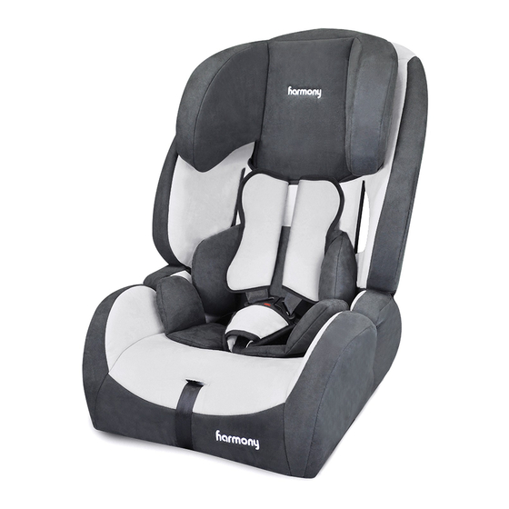 Harmony GENESYS Harnessed Booster Seat Manuals
