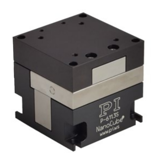 PI P­611 User Manual
