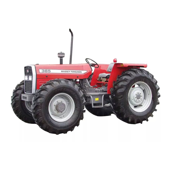 MASSEY FERGUSON MF 385 Care Instructions