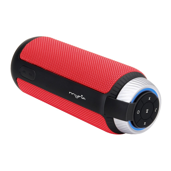 Myria MY9083 Series Portable Speaker Manuals