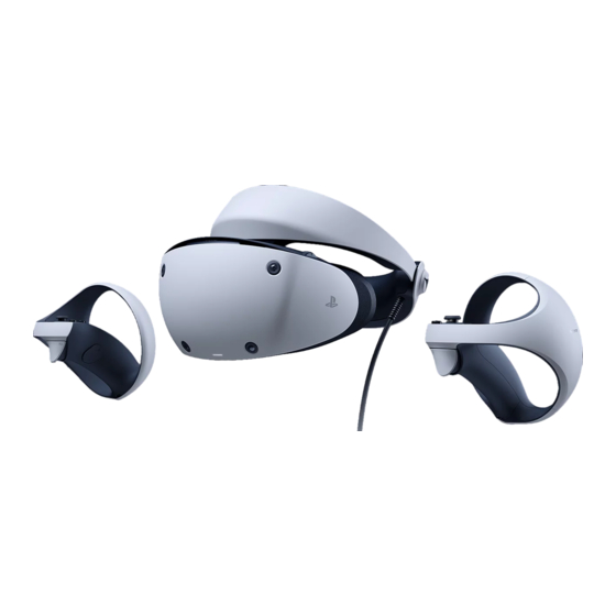 Sony PlayStation VR2 Instruction Manual