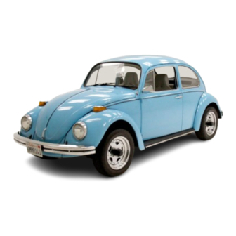Volkswagen Beetle 1972 Owner's Manual