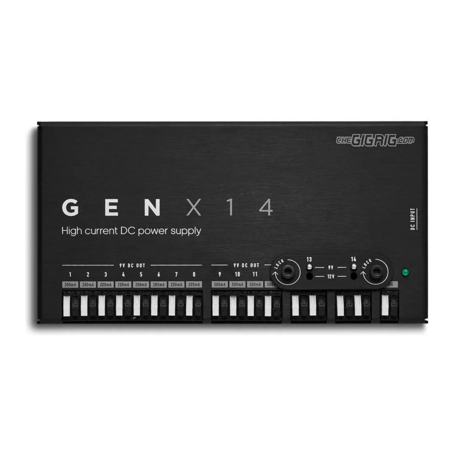 GigRig GenX14 Manual