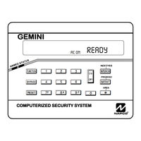 Gemini Gemini GEM-P3200 Programming Instructions Manual