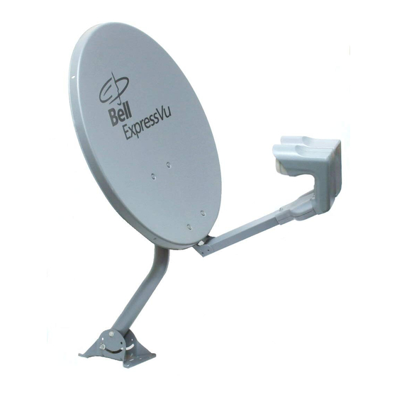 How to install bell shop satellite dish