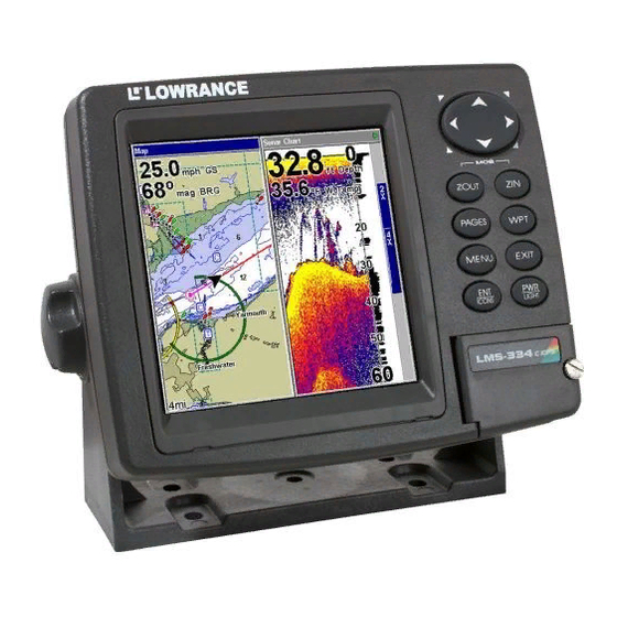 Lowrance LMS-334c iGPS Installation And Operation Instructions Manual