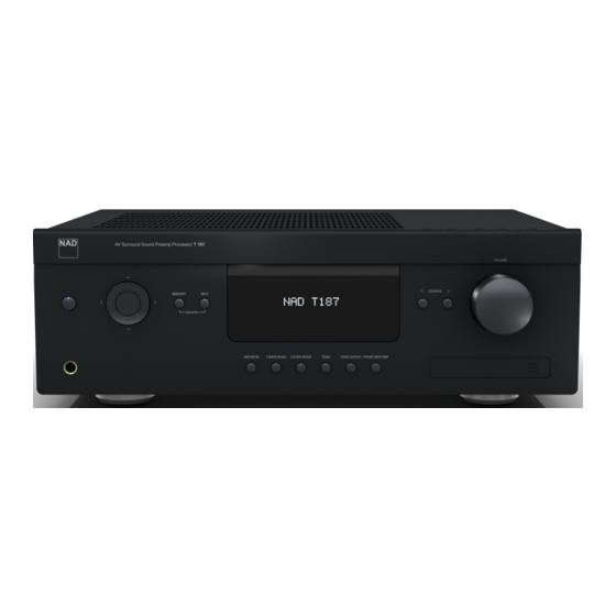 NAD T 187 Service Manual
