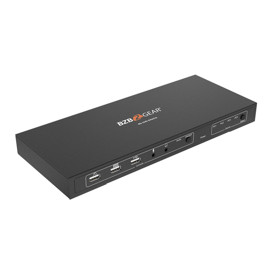 BZB Gear BG-UHD-KVM41A Quick Installation Manual