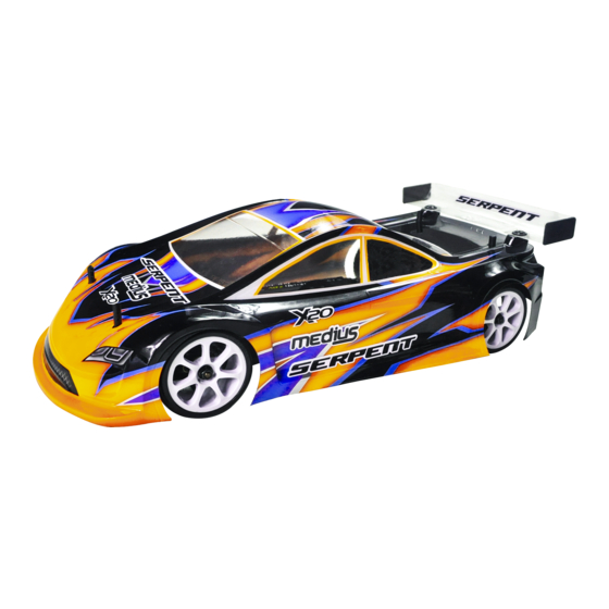 Serpent Medius X20 '21 Manual