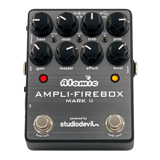 Atomic Ampli-FireBox Mark II User Manual