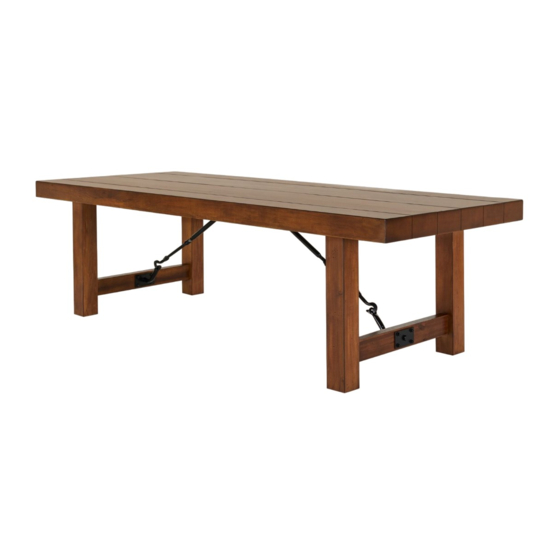 LOUNGELOVERS JARROW DINING TABLE Assembly Instructions