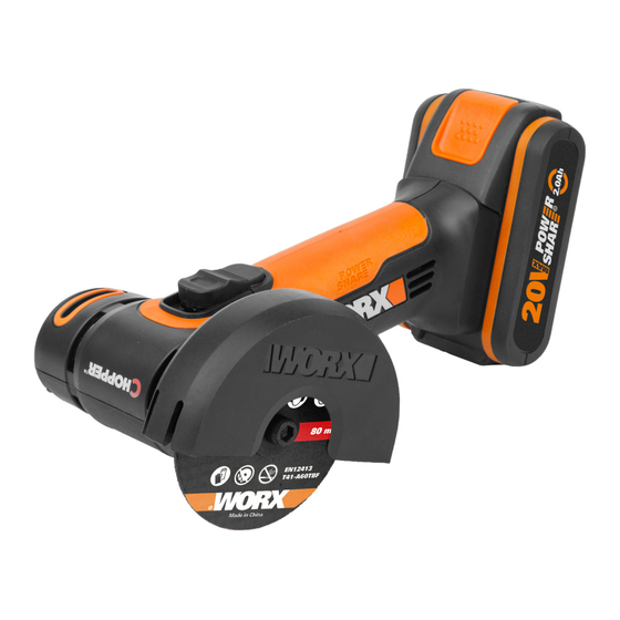 Worx CHOPPER WX801 Original Instructions Manual