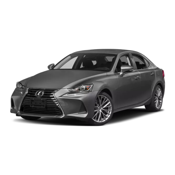 Lexus IS300 2017 Service Manual