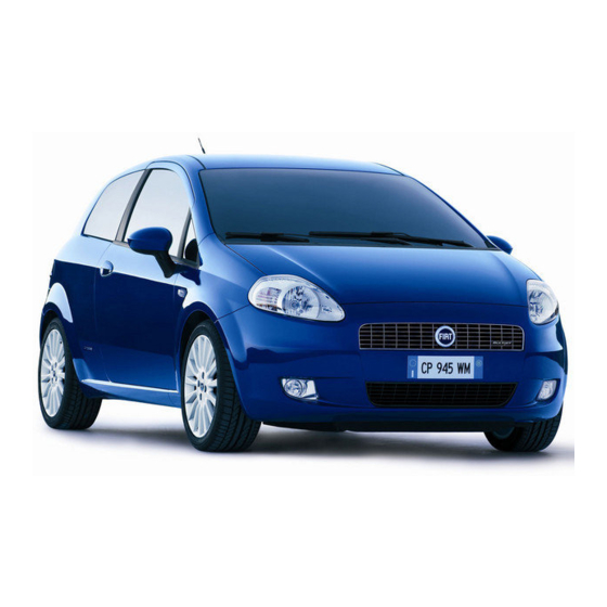 Fiat Punto Owner's Handbook Manual