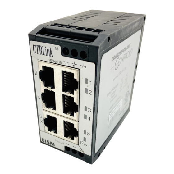 Contemporary Controls CTRLink EISM5-100T Installation Manual
