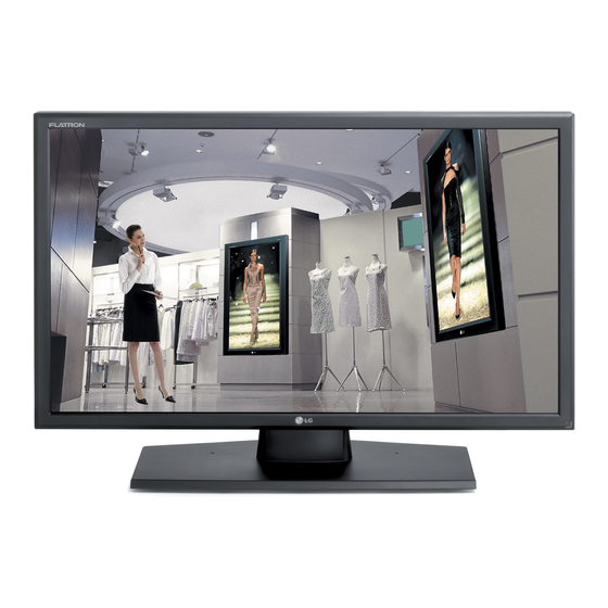LG M4210C-BA -  - 42" LCD Flat Panel Display User Manual