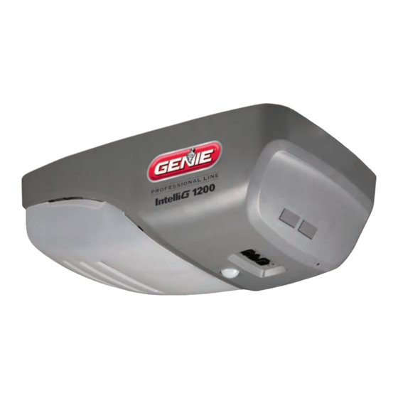 Genie IntelliG 1200 Product Manual