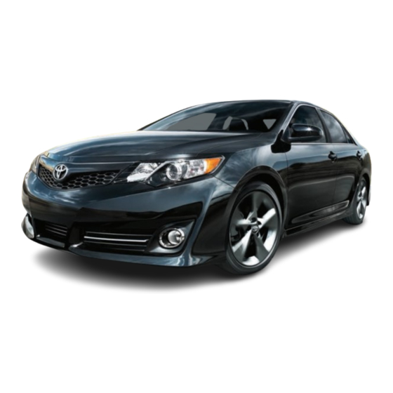 Toyota 2013 Camry Quick Manual
