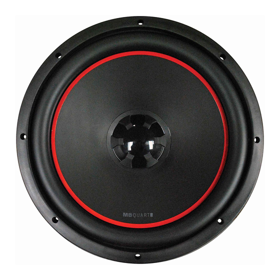 MB QUART ONYX OWC254 Specifications